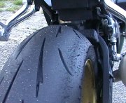 Резина после сессии на треке